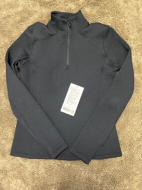 Lululemon Waffle Knit Half Zip LS